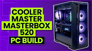 Cooler Master Masterbox 520 Build [upl. by Helgeson316]