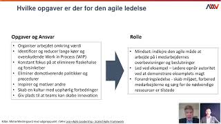 Agil ledelse  Hvad kræves af fremtidens agile leder [upl. by Sparhawk773]