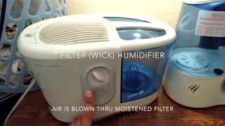 Which Humidifier is best Vicks Honeywell ultrasonic warm mist filter free  Skywind007 [upl. by Slack]