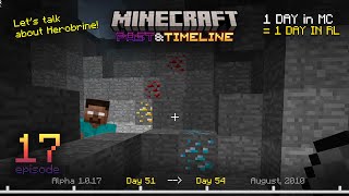 Herobrine in the Alpha  Every Minecraft Day  Day in Real Life  17  Relaxing Alpha Gameplay [upl. by Bodnar884]