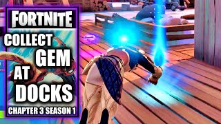 Collect Gem Fragments at Docks  Shanta Quest  Fortnite Chapter 3 Season 1 [upl. by Elocen]