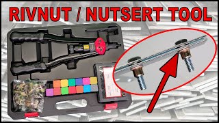 AIUITIO Rivnut Nutsert Tool Review and Demonstration [upl. by Lledniw242]