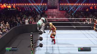 Kayden Carter vs Zoey Stark  WWE 2K24 Clash at the Castle [upl. by Annabela646]