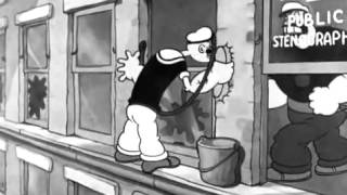 Popeye The Sailor  44 The Paneless Window Washer [upl. by Milzie489]