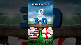 TERCER PUESTO ESTADOS UNIDOS vs INGLATERRA  MUNDIAL FEMENINO SUB17 2024 countryballs [upl. by Nosreme646]