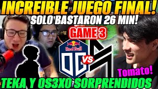 😲Teka y Os3xo a PARTIDA FINAL OG vs BLACKLIST Game 3😲Omg 26 minutos [upl. by Neitsabes]