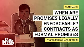 When are promises legally enforceable Contracts as formal promises No 86 [upl. by Stanly]