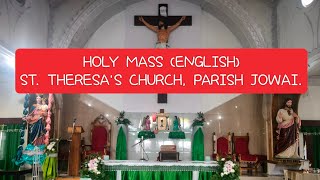 English Holy Mass  St Theresas Shrine Cathedral Church  Parish Jowai [upl. by Lund]