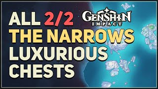 All 2 The Narrows Luxurious Chest Puzzles Genshin Impact [upl. by Kcire]