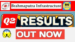 brahmaputra infrastructure ltd share latest news  brahmaputra infra latest news and q2 results [upl. by Virge]