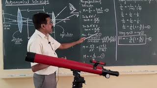 ASTRONOMICAL TELESCOPE  CLASS 12TH NCERT PHYSICS  CBSEICSE [upl. by Sauncho]