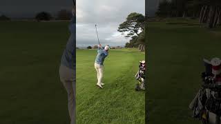 Ganton Golf Club 16th hole 145 yards 9 iron golf golfswing birdie [upl. by Atinaw785]