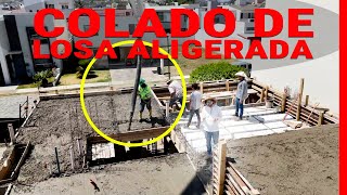 COLADO de LOSA ALIGERADA  Casa Naranjos  EP 13  Sergio el Constructor [upl. by Elbertine]