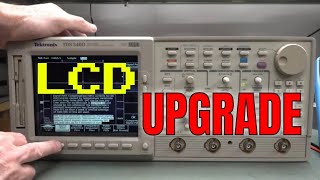 EEVblog 1515  Dumpster Tektronix TDS540D 500MHz Oscilloscope LCD Upgrade [upl. by Ketti]