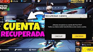 Cómo Recuperar cuenta de FREE FIRE [upl. by Annert]