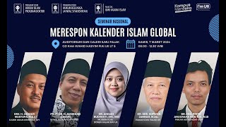 Seminar Nasional quotMerespon Kalender Islam Global dan Peresmian Galeri Ilmu Falak FIAI UIIquot [upl. by Noeruat]