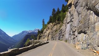 Amazing GoingtotheSun Road Short Version – Glacier National Park Montana MT [upl. by Elocim]