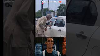 Motivation video 😭😭old men on traffic signal sall flowershortstrendingmotivationyoutubeshorts [upl. by Eekaz]