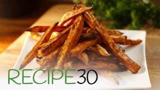 How to make Oven baked Sweet Potato Fries [upl. by Fortune521]