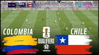 COLOMBIA vs CHILE Eliminatorias Sudamericanas 2024 Partido Completo Simulación y Predicción [upl. by Magnien630]