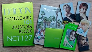 NCT 127  DICON Photocard 101  Custom Book  Unboxing [upl. by Aztinaj]