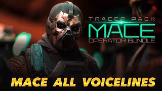 Call Of Duty Modern Warfare 2 Operator Mace VoiceLines  MW2 Mace All Voice Lines [upl. by Tasha451]