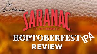 Hoptoberfest IPA  Saranac Brewery  Beer Review [upl. by Avitzur]