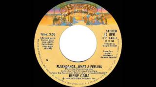 1983 HITS ARCHIVE Flashdance…What A Feeling  Irene Cara a 1 recordstereo 45 [upl. by Karine407]