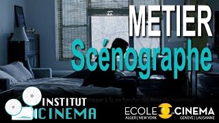 Institut Cinema  METIER  SCENOGRAPHE DECORATEUR [upl. by Anawal]