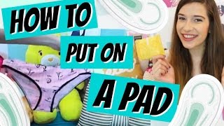 A GUIDE TO PADS  how to put on EVERY KIND OF PAD  when you should use each kind  DEMO [upl. by Llenwahs]