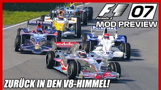 F1 07 Mod für F1 2020  Formel 1 2007 Mod Preview [upl. by Jadwiga]