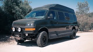 Class B RV Suspension Lift Chevy Express Van Conversion Best Chevy RoadTrek To Hit the Road [upl. by Ettevroc118]