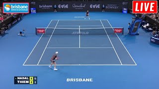 Nadal vs Thiem highlights Brisbane International 2024 Today Thiem vs Nadal highlights [upl. by Aminta]