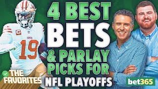 4 NFL DIVISIONAL BEST BETS amp NFL PICKS from Simon Hunter amp Chad Millman  The Favorites Podcast [upl. by Platus252]