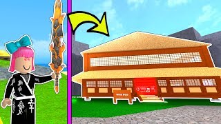 Roblox BUILDING MY OWN 2000000 DOLLAR NINJA DOJO [upl. by Enicar460]