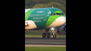 Aer Lingus SPECIAL Landing ✈️💚 [upl. by Adnamar]