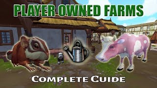 Complete Player Owned Farms Guide Runescape 3 [upl. by Lorie]