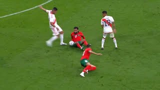 Boufal amp Zambrano Duel red card moment [upl. by Blakeley449]