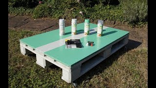 DUPLICOLOR Lackspray  DIY Couchtisch aus Europaletten [upl. by Philcox]