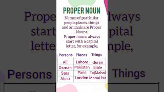 Proper Noun shorts [upl. by Anid]