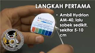 Cara Penggunaan Hydrion AM40  Panduan Pengujian Amonia dg Ammonia Test Paper AM40 [upl. by Arita]