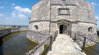 Calshot Castle Hampshire  walk through tour  4k [upl. by Immot]