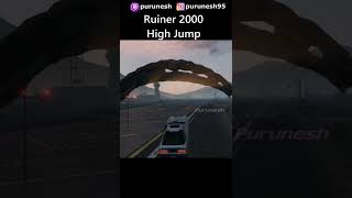 Ruiner 2000 High Jump  GTA Online Shorts [upl. by Aramad]