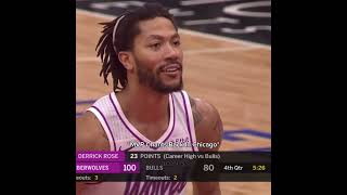 Thank you Drose 🥲👋 Derrick Rose Edit  edit basketball nba drose bulls viralvideo shorts [upl. by Peddada170]