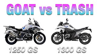 The 1250 GS is BETTER Than the 1300 GS  Why to Buy the OLD GS over the R 1300 GS [upl. by Dnalyram]