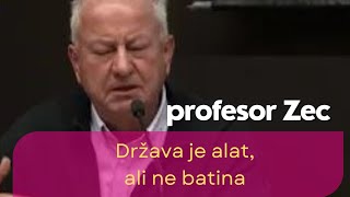 Država je alat ali ne batina  profesor Zec [upl. by Prinz]