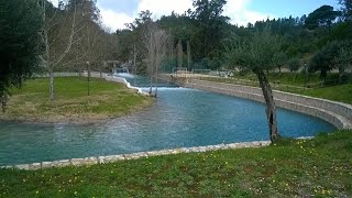 Praia Fluvial Olhos De Água na freguesia da Louriceira [upl. by Urdna]