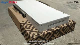 MIKROTIK CRS317 1G 16SRM CLOUD ROUTER SWITCH [upl. by Gipson]