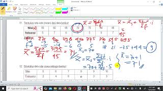 PTS Matematika Kelas 12 Statistika Bagian 2 [upl. by Cohbath100]