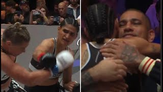 ALINE SISTER CHAMA PEREIRAs left hook KO  Full Fight  Karate Combat [upl. by Geoffry148]